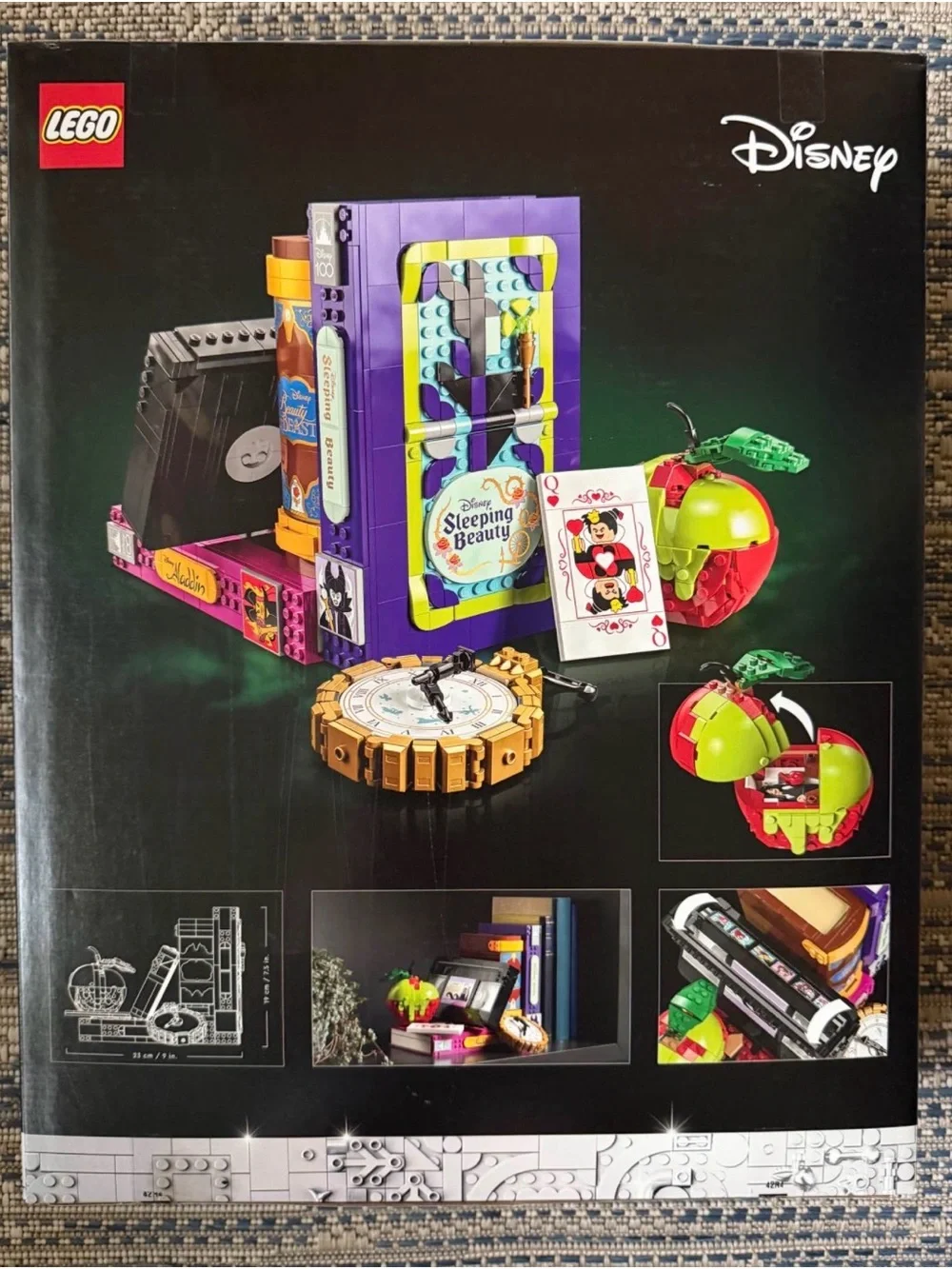 Lego Disney 100 Multicolor Collectible Set- Villains Icon Set #43227